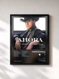 #noir Tableau de l'album Ahora de Christian Nodal, cadre noir, imprimé et encadré en France