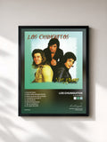 #noir Tableau de l'album Vive Gitano de Los Chunguitos, cadre noir, imprimé et encadré en France