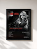 #noir Tableau de l'album Parrandera, Rebelde y Atrevida de Jenni Rivera, cadre noir, imprimé et encadré en France