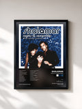 #noir Tableau de l'album Nights to Remember de Shalamar, cadre noir, imprimé et encadré en France