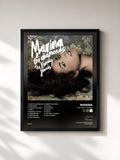 #noir Tableau de l'album The Family Jewels de Marina, cadre noir, imprimé et encadré en France
