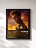 #noir Tableau de l'album Luis Miguel La Serie T2 de Diego Boneta, cadre noir, imprimé et encadré en France