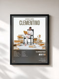 #noir Tableau de l'album GRANDE ANIMA de Clementino, cadre noir, imprimé et encadré en France
