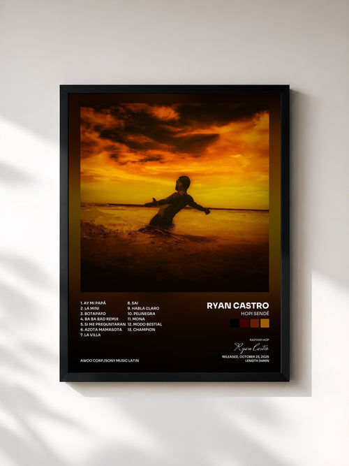 Ryan Castro · HOPI SENDÉ — Affiche encadrée