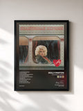 #noir Tableau de l'album Heartbreak Express de Dolly Parton, cadre noir, imprimé et encadré en France