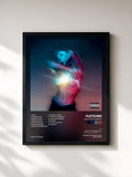 #noir Tableau de l'album Girl Of My Dreams de FLETCHER, cadre noir, imprimé et encadré en France