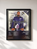 #noir Tableau de l'album Power "Kosa Leka", Vol. 1 de Fally Ipupa, cadre noir, imprimé et encadré en France