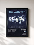 #noir Tableau de l'album The Wanted (Special Edition) de The Wanted, cadre noir, imprimé et encadré en France