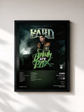 #noir Tableau de l'album Bellum et Pax (Premium Edition) de Fard, cadre noir, imprimé et encadré en France