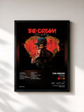 #noir Tableau de l'album Love King (Edited Version) de THE-DREAM, cadre noir, imprimé et encadré en France