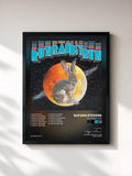 #noir Tableau de l'album Run Rabbit Run de Sufjan Stevens, cadre noir, imprimé et encadré en France