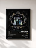 #noir Tableau de l'album The Renaissance - The 10th Album de SUPER JUNIOR, cadre noir, imprimé et encadré en France