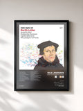 #noir Tableau de l'album New Eyes on Martin Luther de Nils Landgren, cadre noir, imprimé et encadré en France