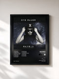 #noir Tableau de l'album Oye Mujer de Raymix, cadre noir, imprimé et encadré en France