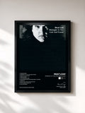 #noir Tableau de l'album Midnight At The Lost And Found de Meat Loaf, cadre noir, imprimé et encadré en France