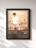 #noir Tableau de l'album Dreamsville de Stacey Kent, cadre noir, imprimé et encadré en France