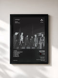 #noir Tableau de l'album nostalgia de VICTON, cadre noir, imprimé et encadré en France