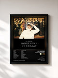 #noir Tableau de l'album Jongen Van De Straat de Lil Kleine, cadre noir, imprimé et encadré en France