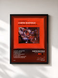 #noir Tableau de l'album Something to Believe In de Curtis Mayfield, cadre noir, imprimé et encadré en France