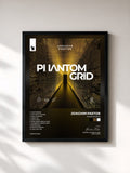 #noir Tableau de l'album PHANTOMGRID de Joachim Pastor, cadre noir, imprimé et encadré en France