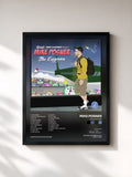 #noir Tableau de l'album The Layover de Mike Posner, cadre noir, imprimé et encadré en France