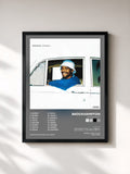 #noir Tableau de l'album SATURATION II de BROCKHAMPTON, cadre noir, imprimé et encadré en France