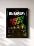 #noir Tableau de l'album The Definitive Jimmy Cliff de Jimmy Cliff, cadre noir, imprimé et encadré en France