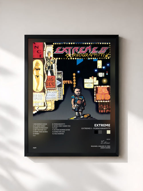 Extreme · Extreme II - Pornograffitti — Framed art print