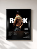 #noir Tableau de l'album Kid Rock de Kid Rock, cadre noir, imprimé et encadré en France
