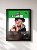 #noir Tableau de l'album Serie Verde- Paulina Rubio de Paulina Rubio, cadre noir, imprimé et encadré en France