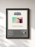 #noir Tableau de l'album The Chasing Wonders LP (Music From & Inspired By The Motion Picture) de KT Tunstall, cadre noir, imprimé et encadré en France