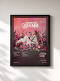 #noir Tableau de l'album Durch die Blume de SOPHIA, cadre noir, imprimé et encadré en France
