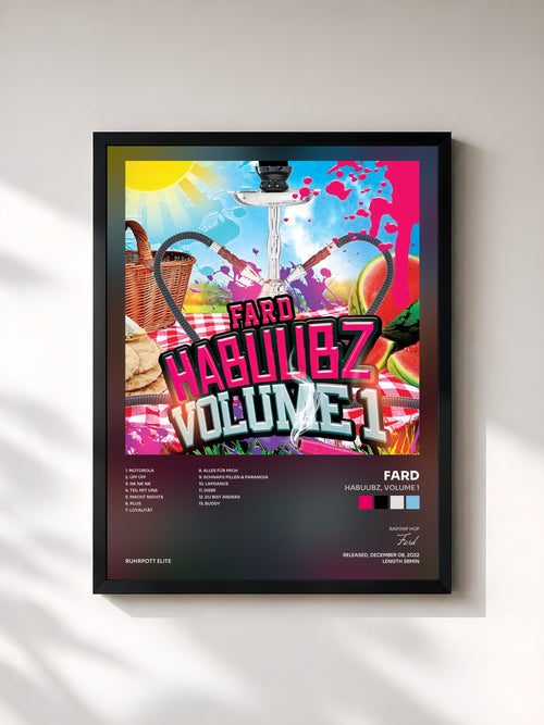 Fard · Habuubz, Volume 1 — Affiche encadrée