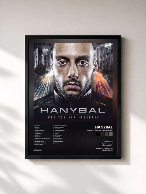 Hanybal · Weg von der Fahrbahn — Affiche encadrée