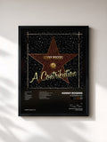 #noir Tableau de l'album A Contribution de Kenny Rogers, cadre noir, imprimé et encadré en France