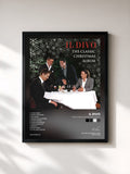 #noir Tableau de l'album The Classic Christmas Album de Il Divo, cadre noir, imprimé et encadré en France