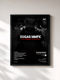#noir Tableau de l'album Von illegal zu digital de Sugar MMFK, cadre noir, imprimé et encadré en France