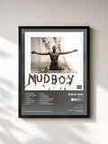 #noir Tableau de l'album MUDBOY de Sheck Wes, cadre noir, imprimé et encadré en France