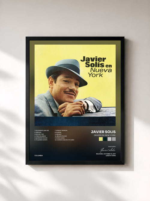 Javier Solis · Javier En New York — Affiche encadrée