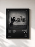 #noir Tableau de l'album KOZAK de Tovaritch, cadre noir, imprimé et encadré en France