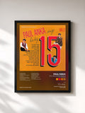 #noir Tableau de l'album Paul Anka Sings His Big 15 (Vol. 2 / Remastered) de Paul Anka, cadre noir, imprimé et encadré en France