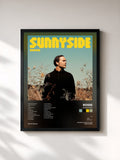 #noir Tableau de l'album Sunnyside de Bosse, cadre noir, imprimé et encadré en France