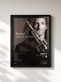 #noir At Last...The Duets Album di Kenny G in stampa incorniciata, cornice nera, stampata e incorniciata in Francia
