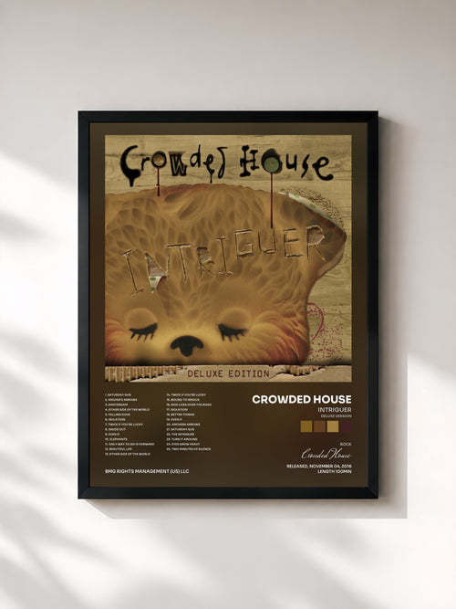 Crowded House · Intriguer (Deluxe Version) — Affiche encadrée
