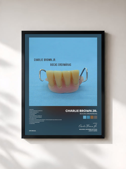 Charlie Brown Jr. · Bocas Ordinárias — Gerahmter Kunstdruck