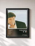 #noir Tableau de l'album A Chi Si Ama Veramente de Gianni Morandi, cadre noir, imprimé et encadré en France