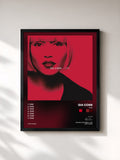 #noir Tableau de l'album Time de Ida Corr, cadre noir, imprimé et encadré en France