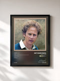 #noir Tableau de l'album Angel Clare de Art Garfunkel, cadre noir, imprimé et encadré en France