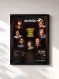 #noir Tableau de l'album Makin' Love And Music (The 1976 - 79 Recordings) de Dr. Hook, cadre noir, imprimé et encadré en France