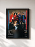 #noir Tableau de l'album Heart de Heart, cadre noir, imprimé et encadré en France
